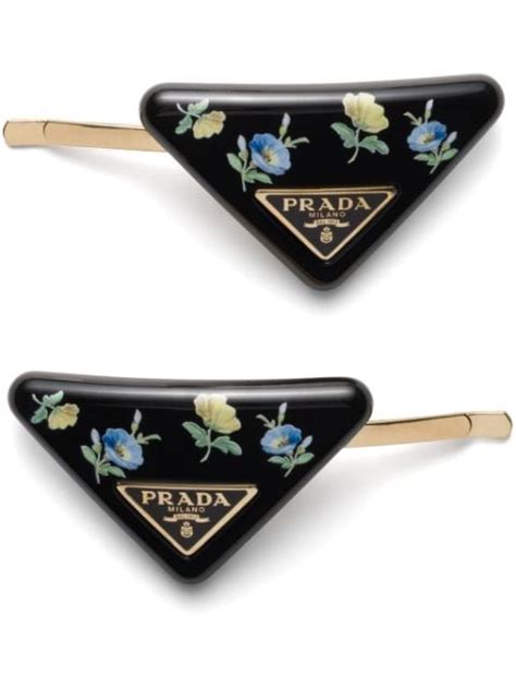 barrette cheveux prada|prada hair accessories.